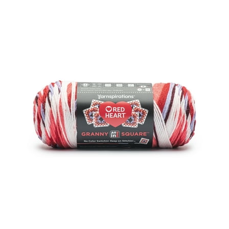 Red Heart Granny Square 250g Soft White - Hot Stuff