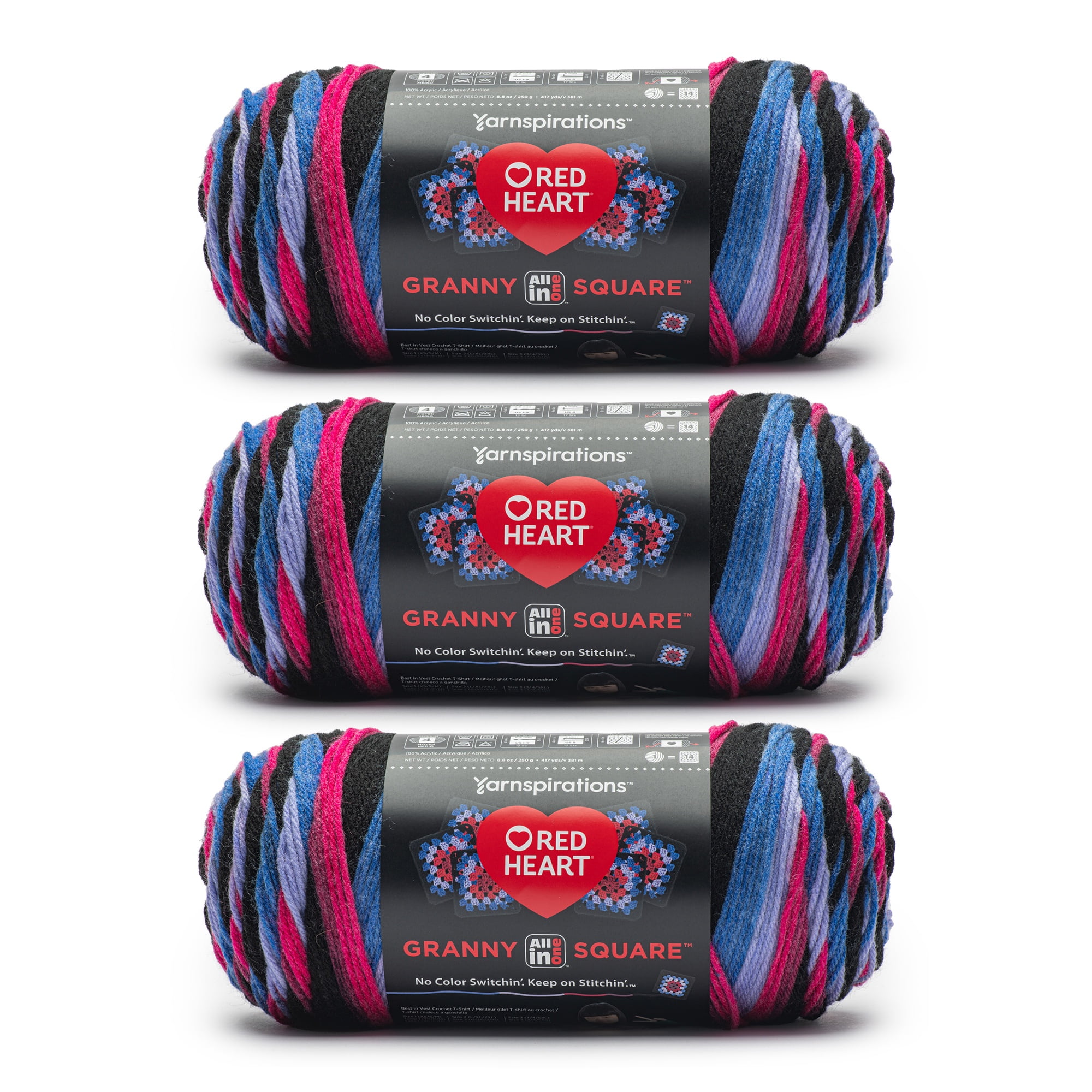 Red-Heart-Granny-Square-4-Med-