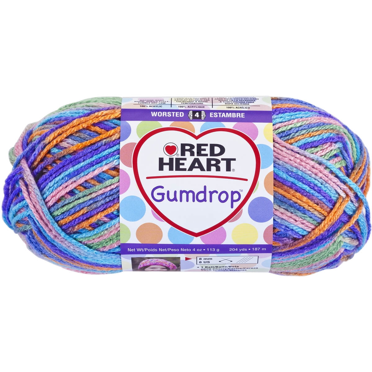 Red Heart Gumdrop YarnJuicy, Pk 3, Red Heart