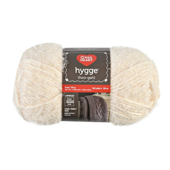 Red Heart Hygge Pearl Yarn, 132 Yd.