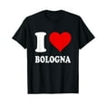 Red Heart I Love Bologna TShirt
