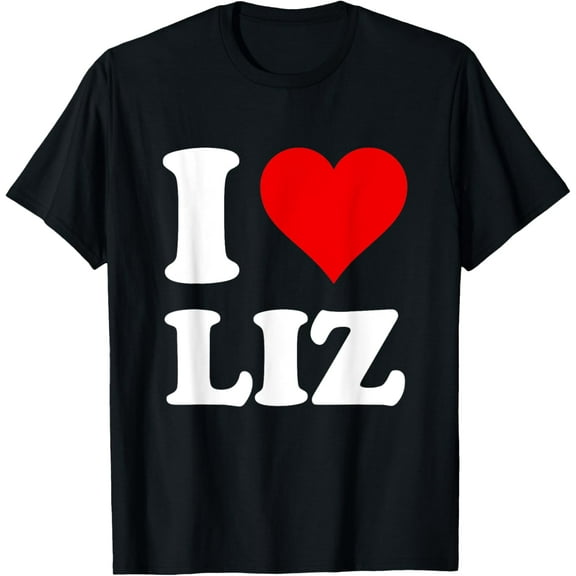 Red Heart I Love Liz T-Shirt