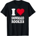 thumbnail image 1 of Red Heart I Love Snowboard Rookies T-Shirt, 1 of 3