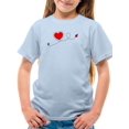 thumbnail image 1 of Red Heart Ladybug T-Shirt Juniors -Image by Shutterstock,  Small, 1 of 4