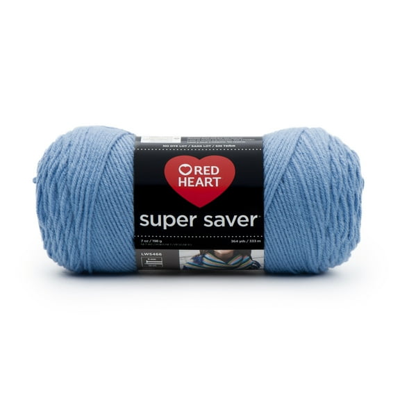 Red Heart® Super Saver™ #4 Worsted Acrylic Yarn, Lightperiwinkle 7oz/198g 364yd