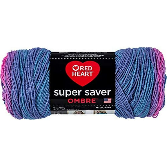Red Heart Ombre Yarn, Sweet Treat