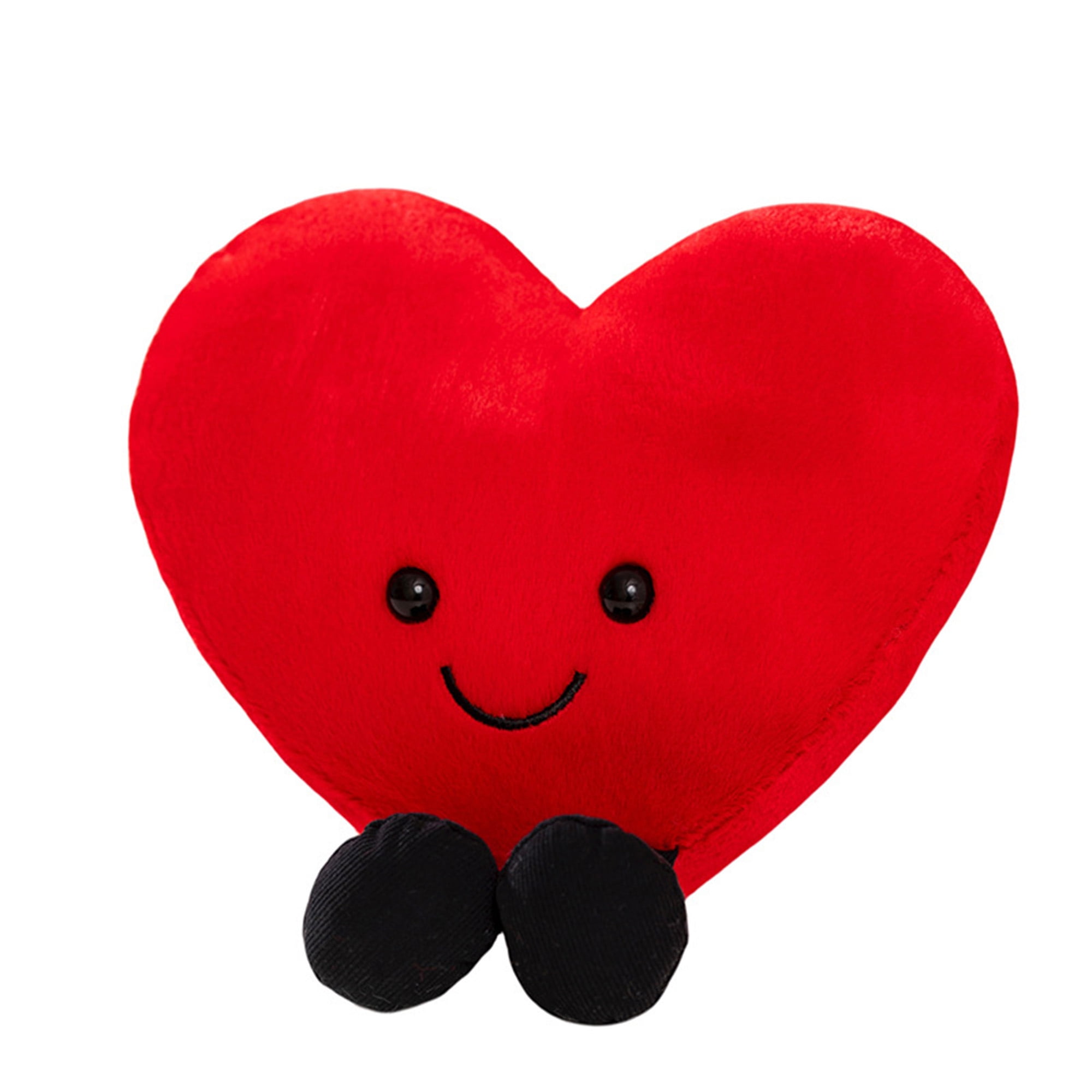 Red Heart Plush Toys, Love Heart Pillow Plushies Stuffed Figure Gifts