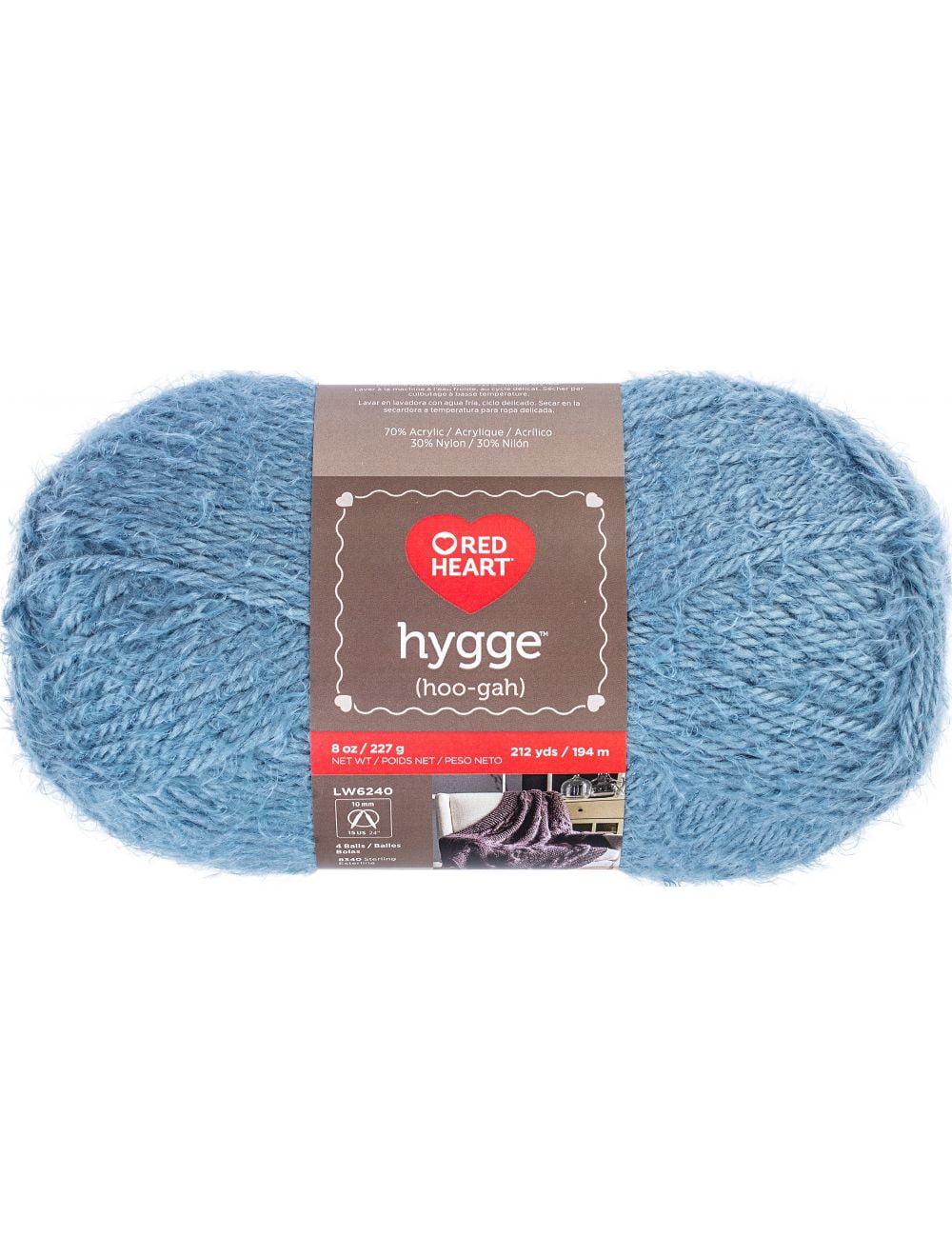 Red Heart Red Heart Hygge Yarn 8ozSlate Blue