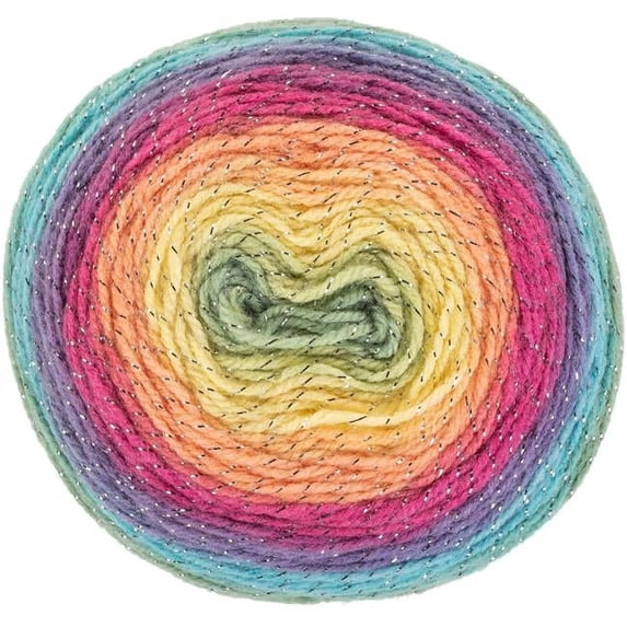 Red Heart Roll With It Sparkle Yarn-Magic