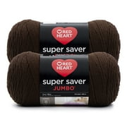 Red Heart® SS JUMBO #4 Worsted Acrylic Yarn, Lightblue 14oz/396g 744 Yards (2 Pack)