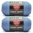 thumbnail image 1 of Red Heart® Super Saver Jumbo™ #4 Worsted Acrylic Yarn, Lightperiwinkle 14oz/396g 744 Yards (2 Pack), 1 of 4