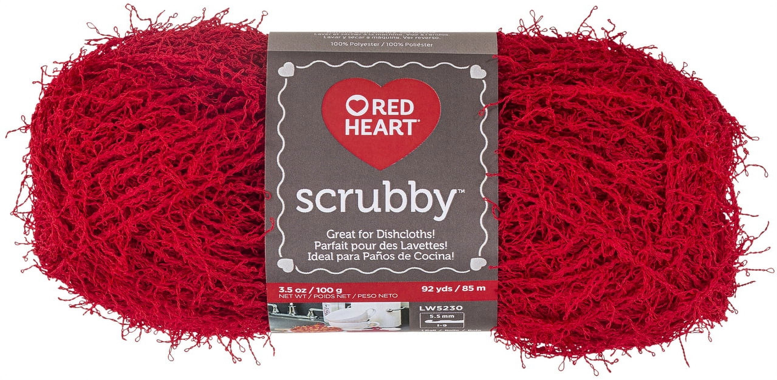 Red Heart Scrubby Yarn - Duckie, 92 yrd / 3.5 oz - Kroger