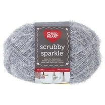 Red Heart® Scrubby Sparkle™ 4 Worsted (Medium) Polyester Yarn, Oyster 3oz/85g 174 Yards