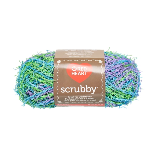 Fil à Tricoter Red Heart Scrubby Ocean - 1 Pelote Neuve