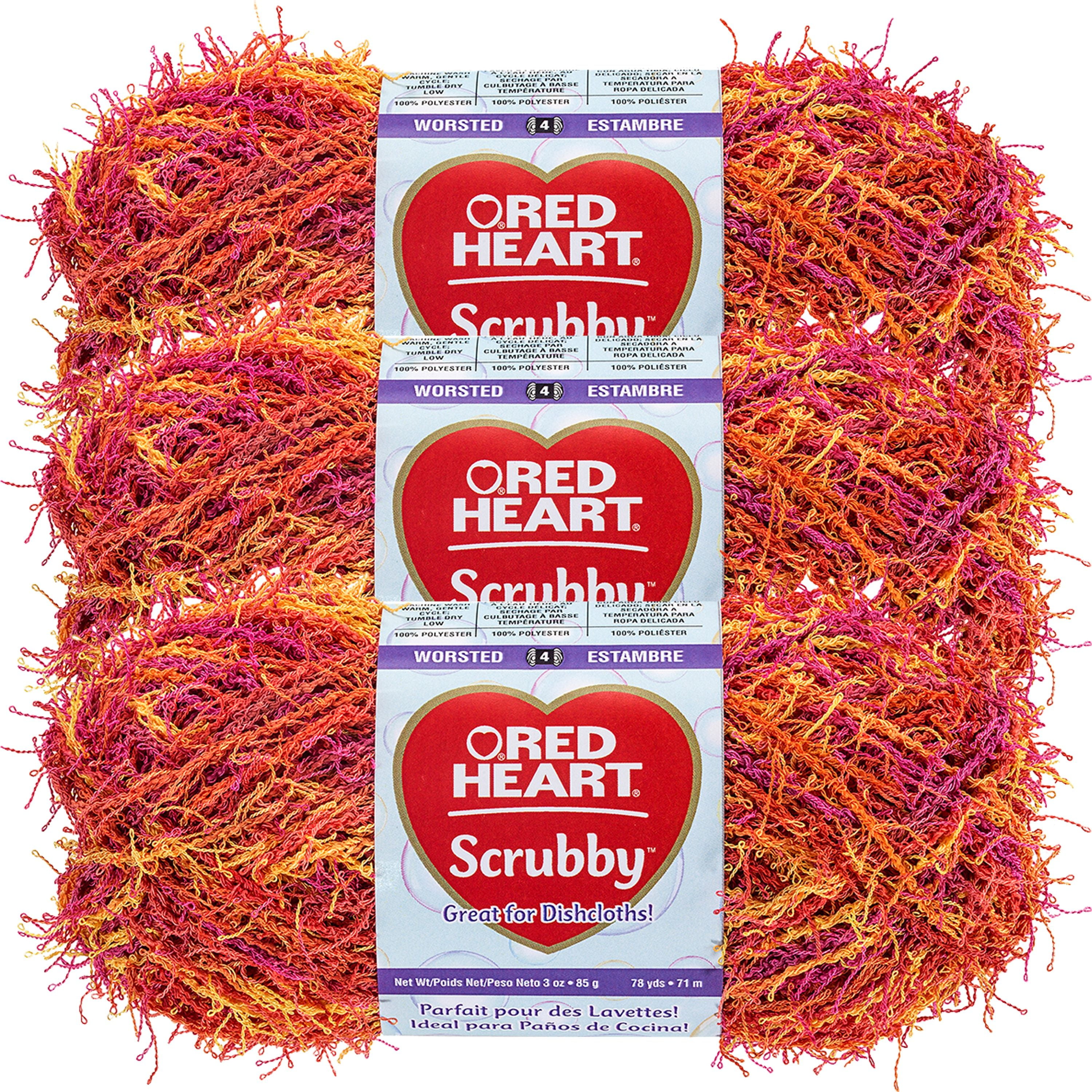 Red Heart Yarn Scrubby Yarn E833 3 oz- 3.5 oz – Good's Store Online