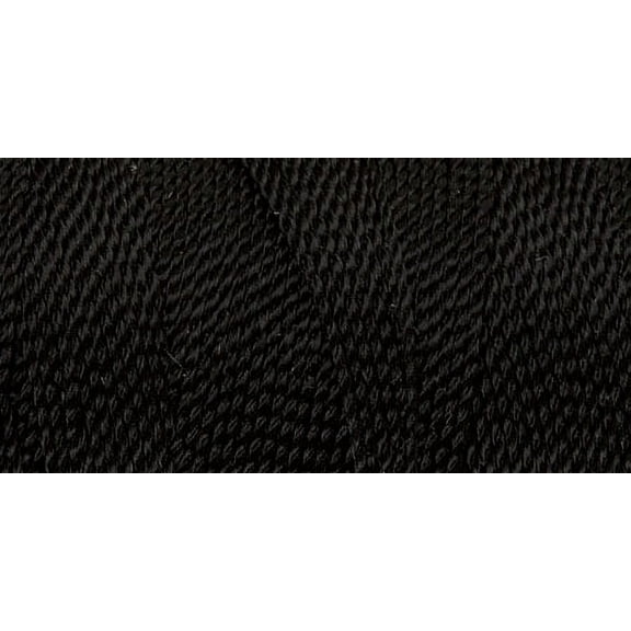 Red Heart Sizzle Thread, Black, 100 Yd, Nylon