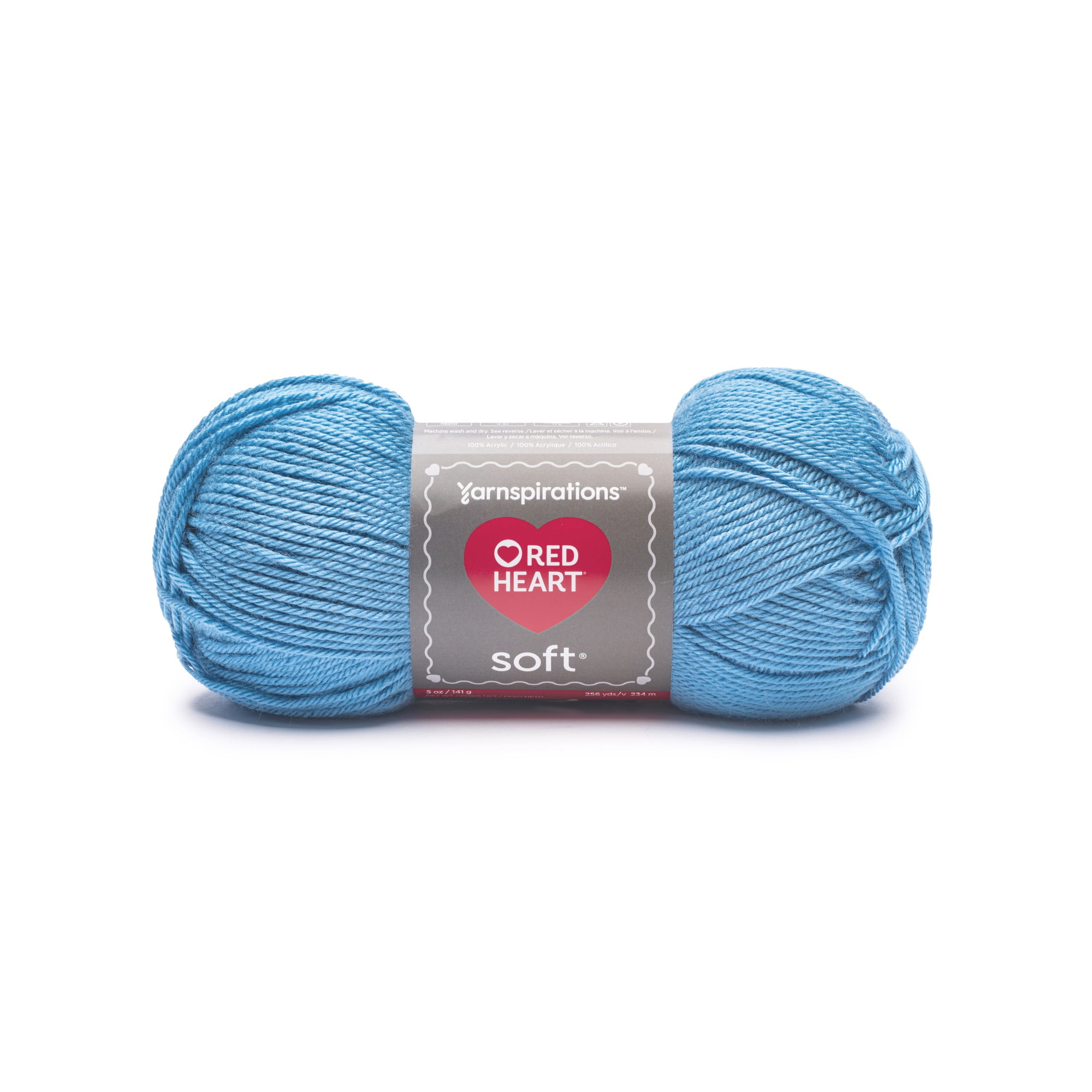 Red Heart® Soft™ #4 Worsted (Medium) Acrylic Yarn, Sky 5oz/142g 256 Yards