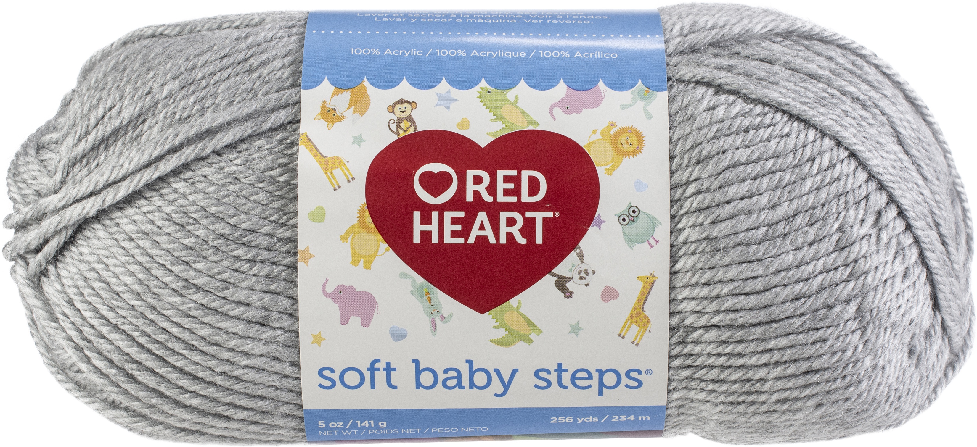 Red Heart Soft Baby Steps Yarn 12/PkElephant