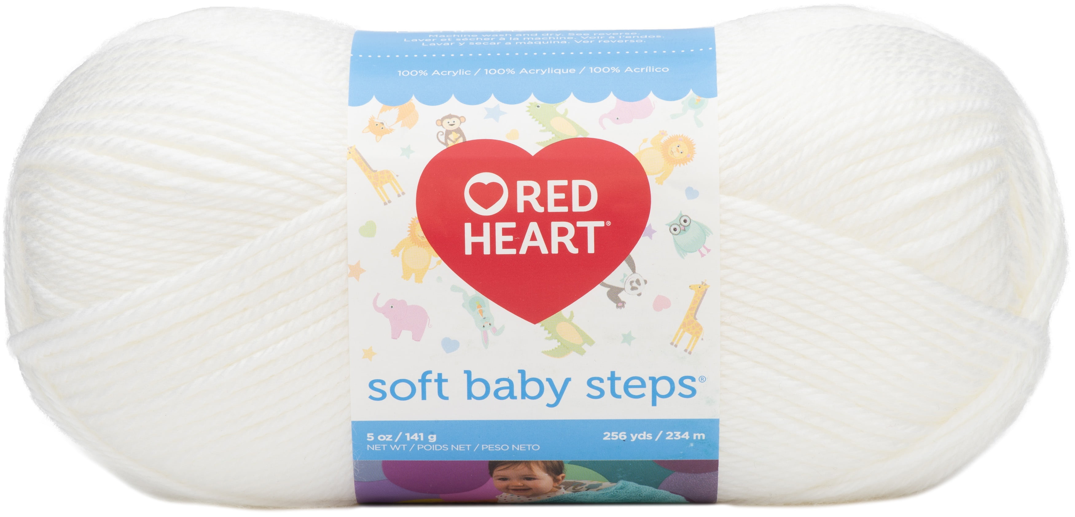 Red Heart Soft Baby Steps YarnWhite E7469600