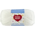 Red Heart Soft Baby Steps Yarn White, Multipack of 24