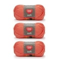 thumbnail image 1 of Red Heart Soft Coral Yarn - 3 Pack of 141g/5oz - Acrylic - 4 Medium (Worsted) - 256 Yards - Knitting/Crochet, 1 of 1
