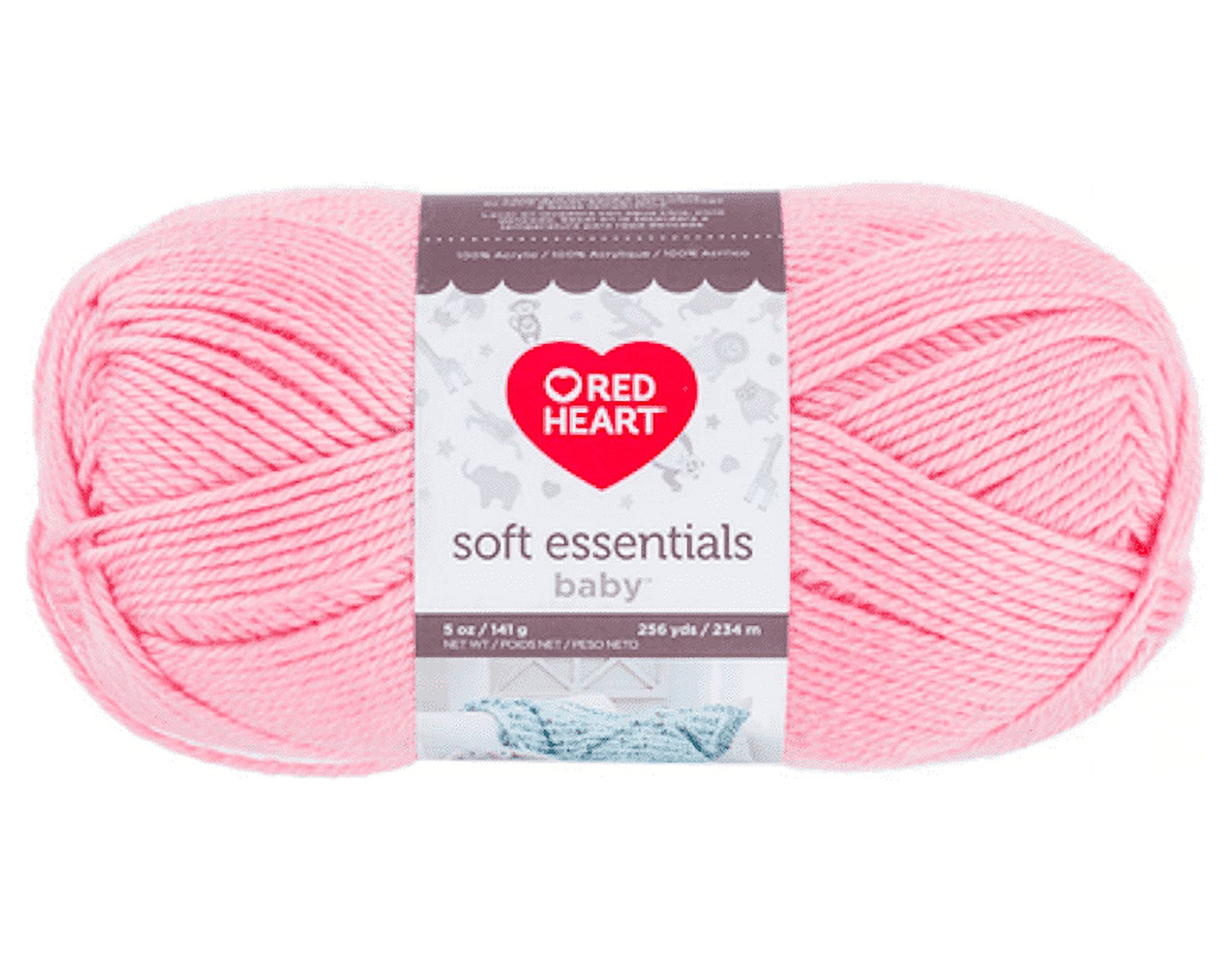 Red Heart Soft Essentials Baby Rosewater Knitting & Crochet Yarn