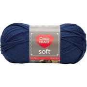 Red Heart Soft Yarn, Royal Blue, 5oz(141g), Medium, Acrylic