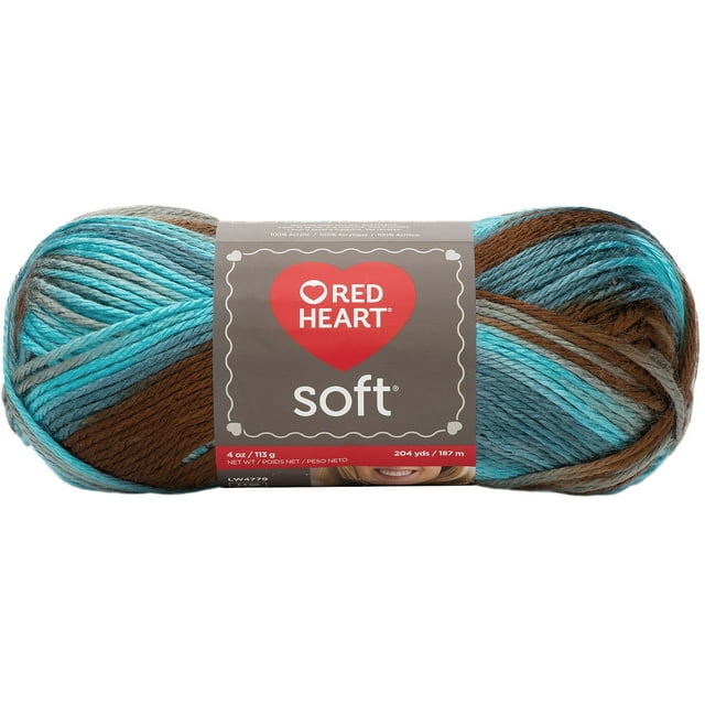 Red Heart Soft Yarn-Waterscape