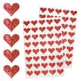 thumbnail image 1 of Red Heart Sticker Glitter Envelopes Seal Decorative Labels for Stationery, Paperwork, and Arts - 400 Pack by Royal Green, 1 of 7
