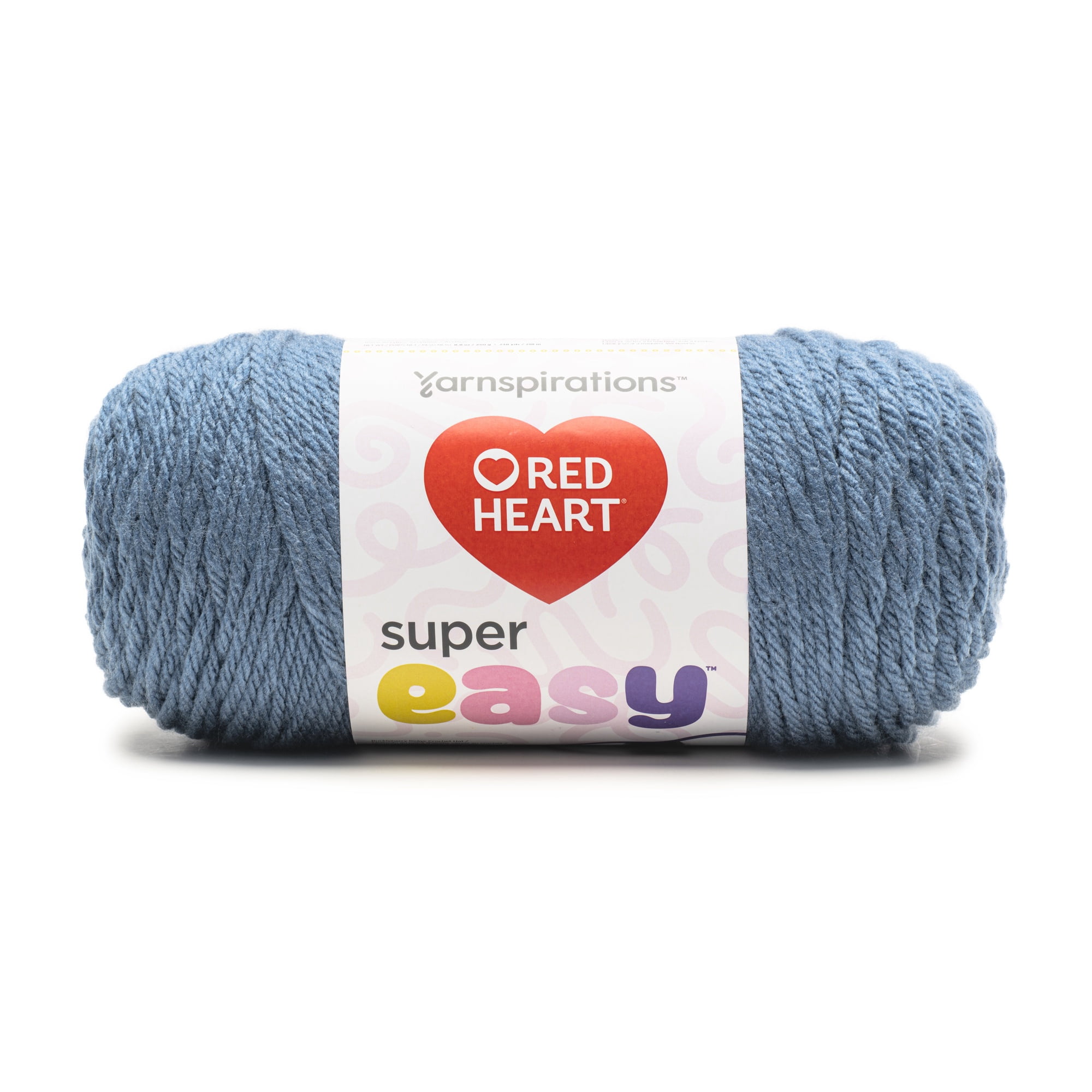 Red Heart® Super Easy™ #6 Super Bulky Acrylic Yarn, Blue Jeans 8.8oz/250g 238 Yards