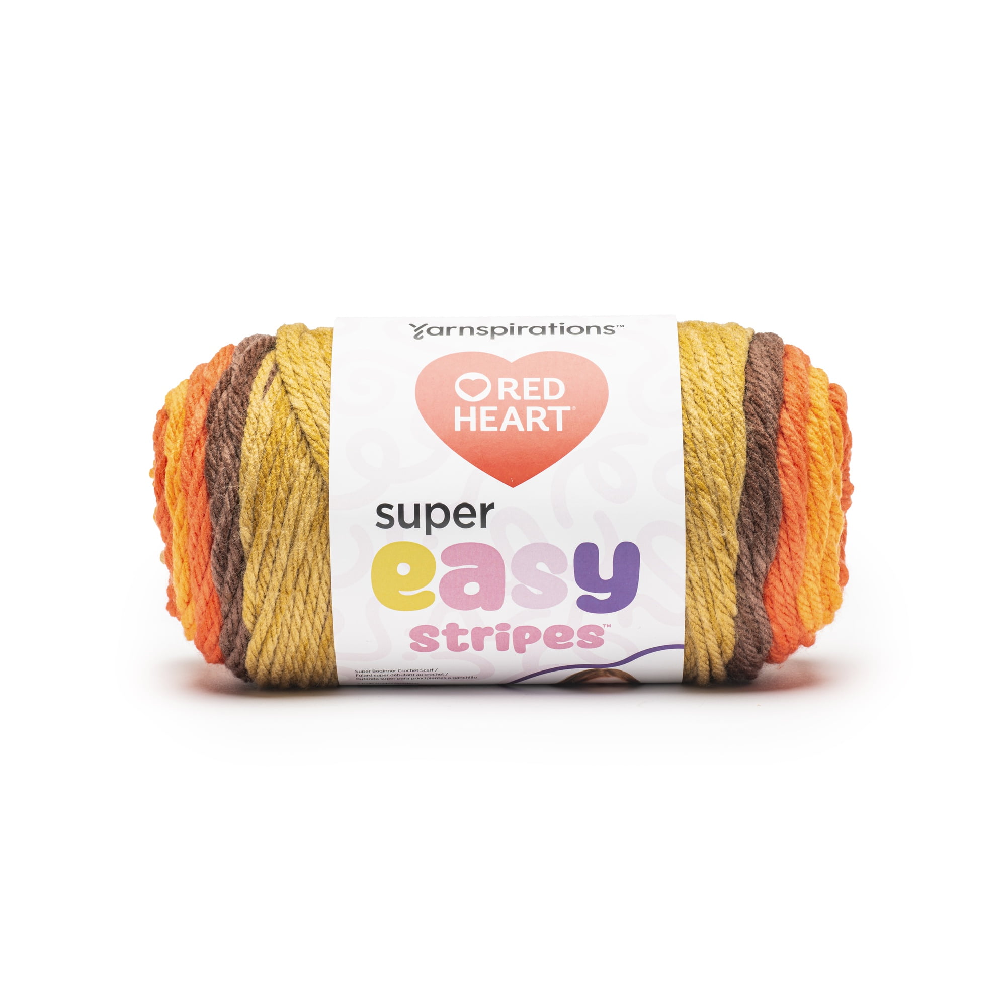Red Heart® Super Easy™ #6 Super Bulky Acrylic Yarn, Bonfire 7oz/198g 189 Yards