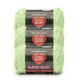 thumbnail image 1 of Red Heart® Super Glow™ #4 Polyester Yarn, Glow worm green 1.8oz/50g 50yd (3 Pk), 1 of 4