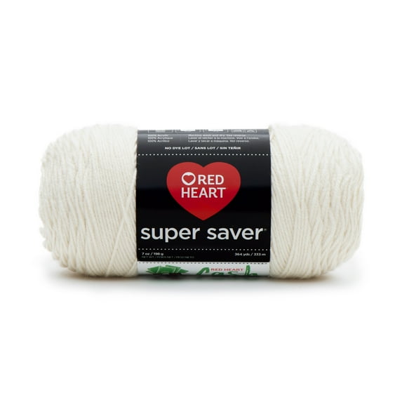 Red Heart® Super Saver® 4 Medium Acrylic Yarn, Aran 7oz/198g, 364 Yards