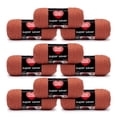 thumbnail image 1 of Red Heart® Super Saver® #4 Medium Acrylic Yarn, Coral 7oz/198g, 364 Yards (9 Pack), 1 of 11