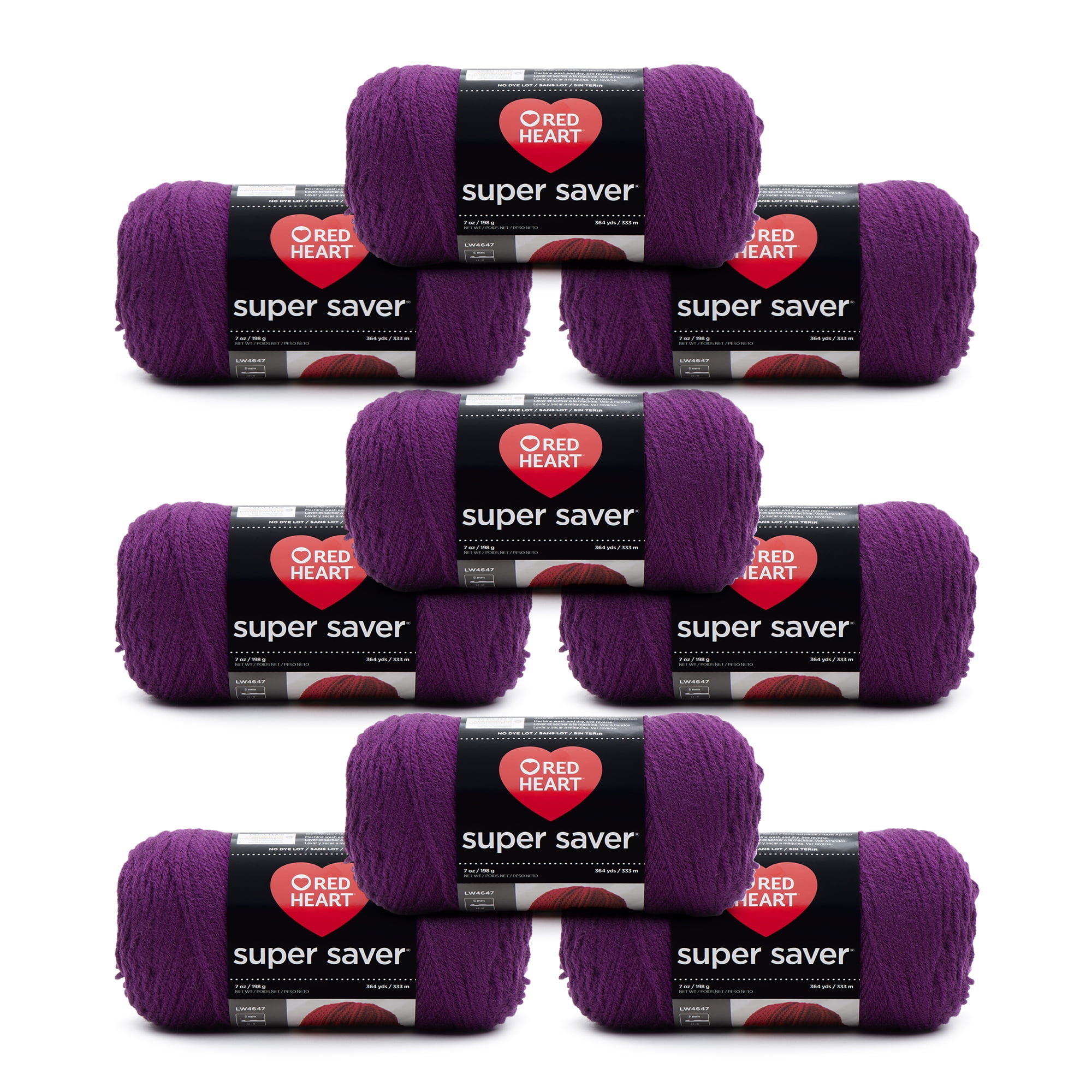 Caron Simply Soft Yarn Solids (3-Pack) Orchid H97003-9717