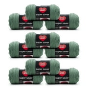 Red Heart® Super Saver® #4 Medium Acrylic Yarn, Light Sage 7oz/198g, 364 Yards (9 Pack)