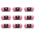 thumbnail image 1 of Red Heart® Super Saver® #4 Medium Acrylic Yarn, Perfect Pink 7oz/198g, 364 Yards (9 Pack), 1 of 12