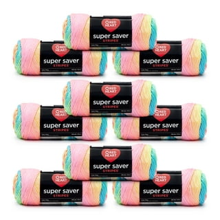 Red Heart Scrubby Duckie Yarn - 3 Pack of 100g/3.5oz - Polyester - 4 Medium  (Worsted) - 92 Yards - Knitting/Crochet 