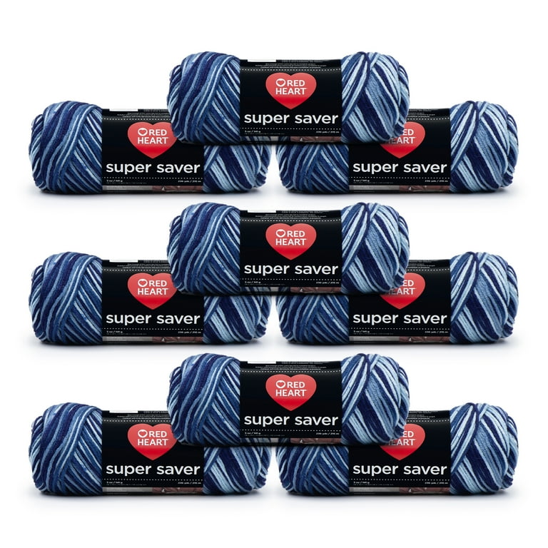 Red Heart® Super Saver® #4 Medium Acrylic Yarn, Shaded Dusk 5oz