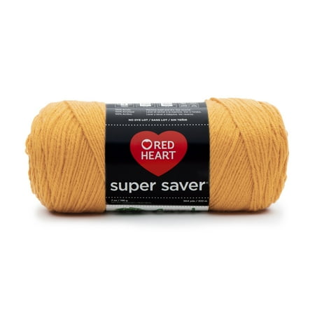 Red Heart® Super Saver™ #4 Worsted Acrylic Yarn, Gold 7oz/198g 364yd