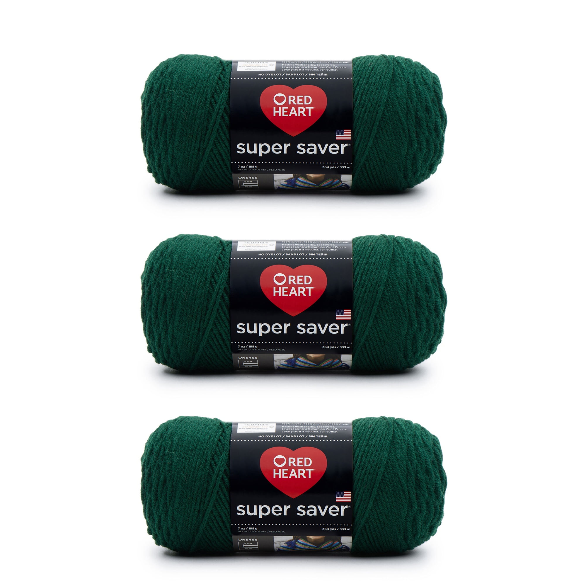 Red Heart Super Saver Wildflower Yarn - 3 Pack Of 141g/5oz - Acrylic - 4  Medium (worsted) - 364 Yards - Knitting/crochet : Target