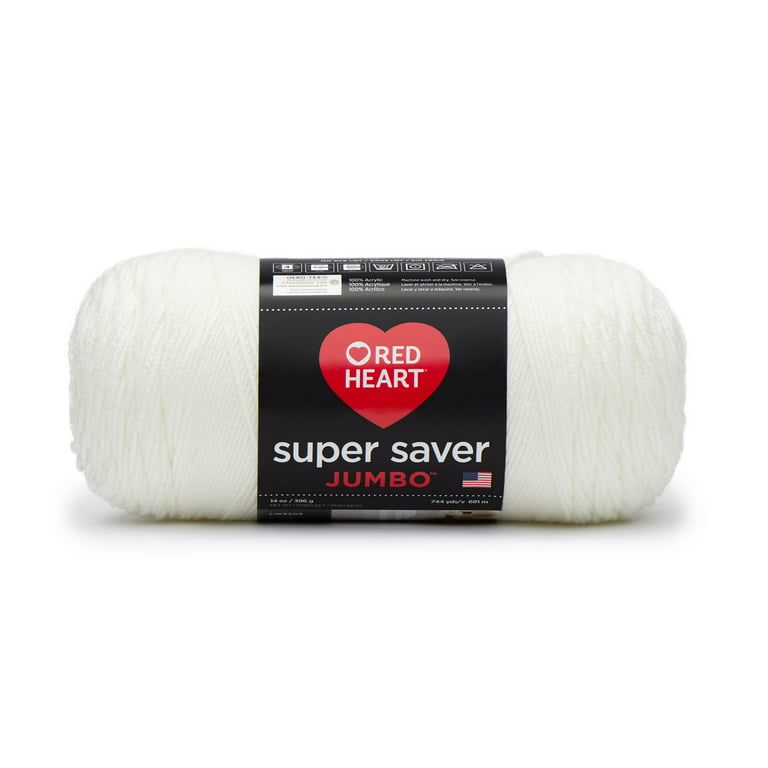 Red Heart Super Saver Jumbo Yarn - Soft White