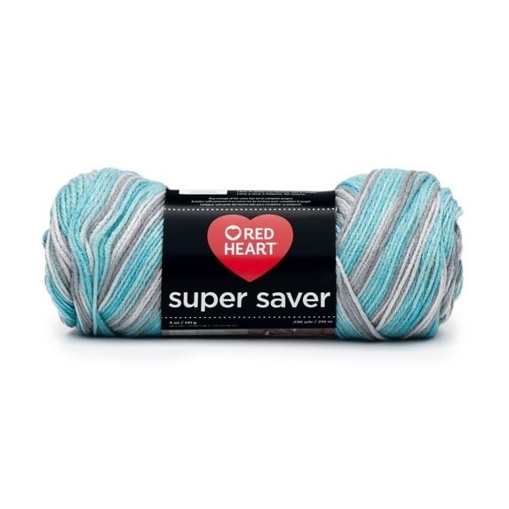 Red Heart® Super Saver™ #4 Worsted Acrylic Yarn, Icelandic mix 5oz/142g 236yd