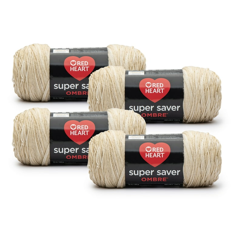 Red Heart Super Saver Ombre Yarn 4 Pack by Red Heart