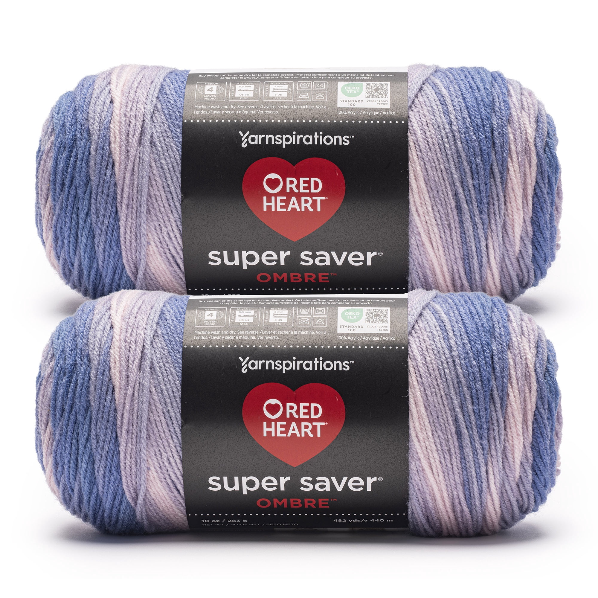 Red Heart® Super Saver Ombre™ #4 Worsted (Medium) Acrylic Yarn