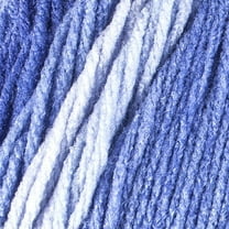 Red Heart Super Saver Ombre Yarn, BAJA BLUE