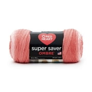 Red Heart Super Saver Ombre Yarn, SEA CORAL