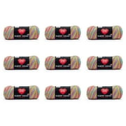 Red Heart Super Saver Pooling 4 Medium Acrylic Yarn, Papaya 5oz/141g, 236 Yards (9 Pack)