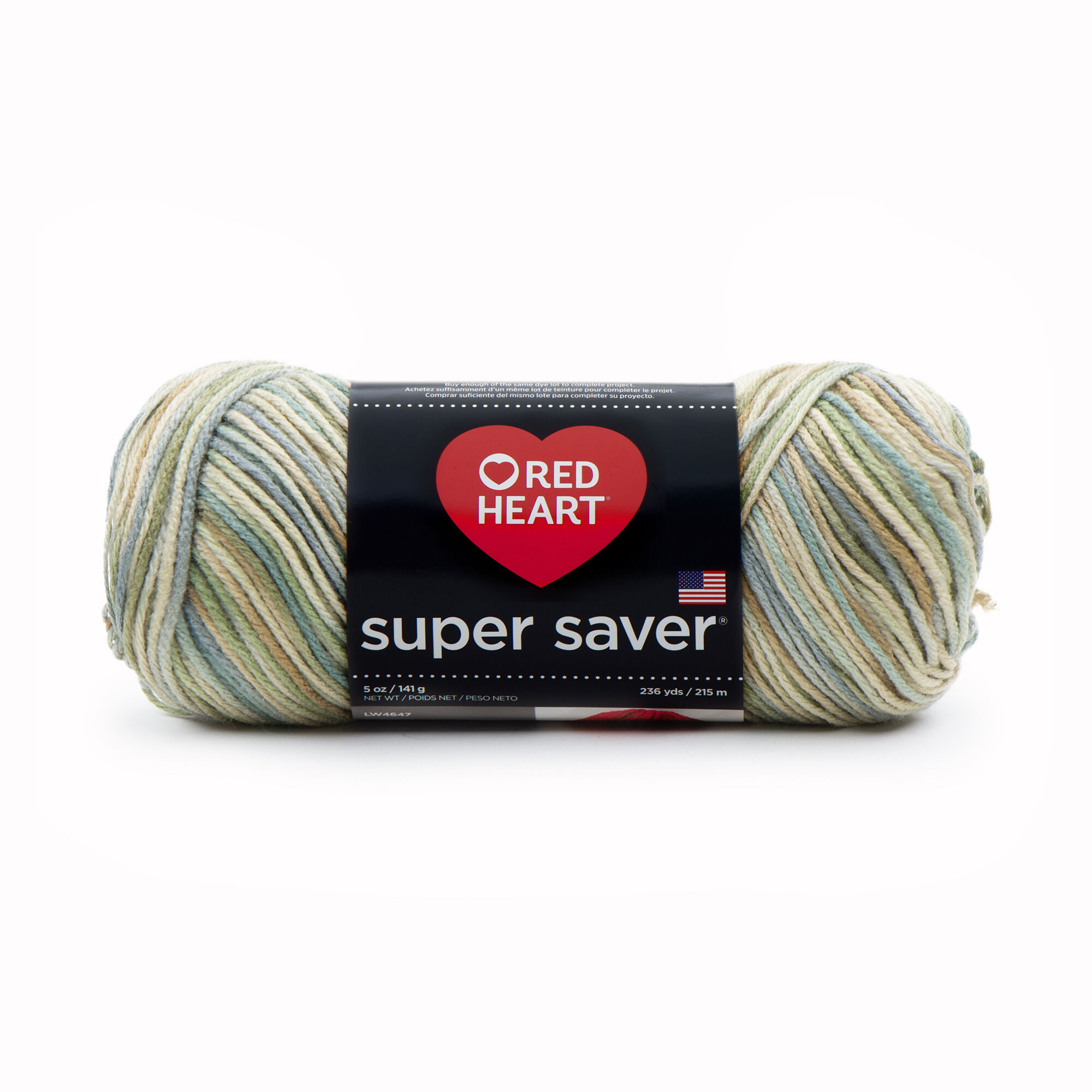 Red Heart Super Saver Size 4 Acrylic Aspen Yarn, 236 yd - image 1 of 7