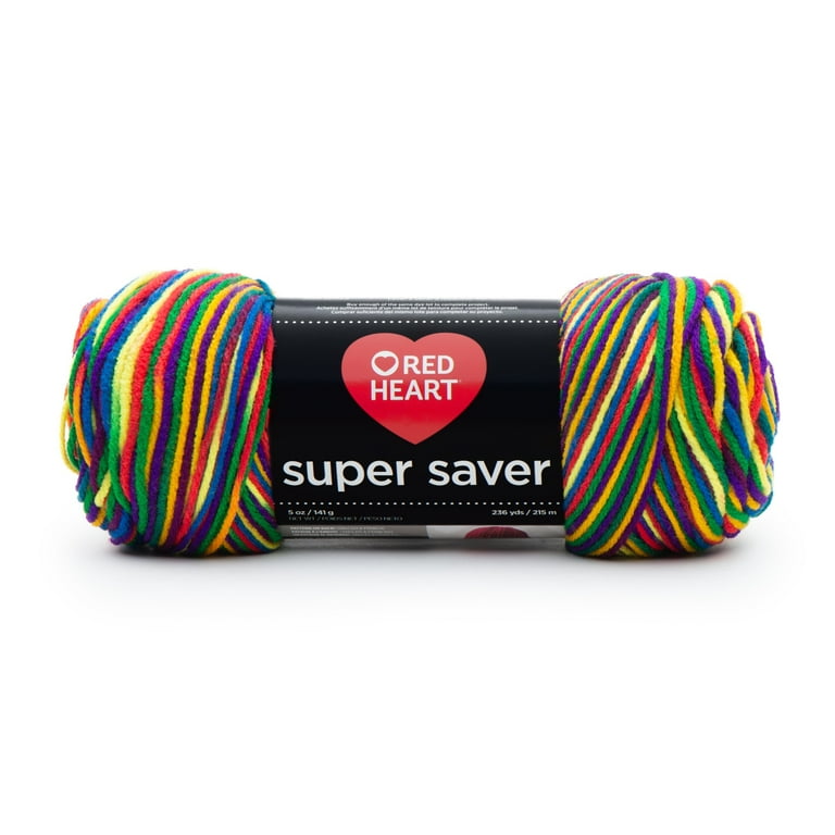 Red Heart Super Saver Acrylic Yarn, Size 4, Mexicana, 236 yd